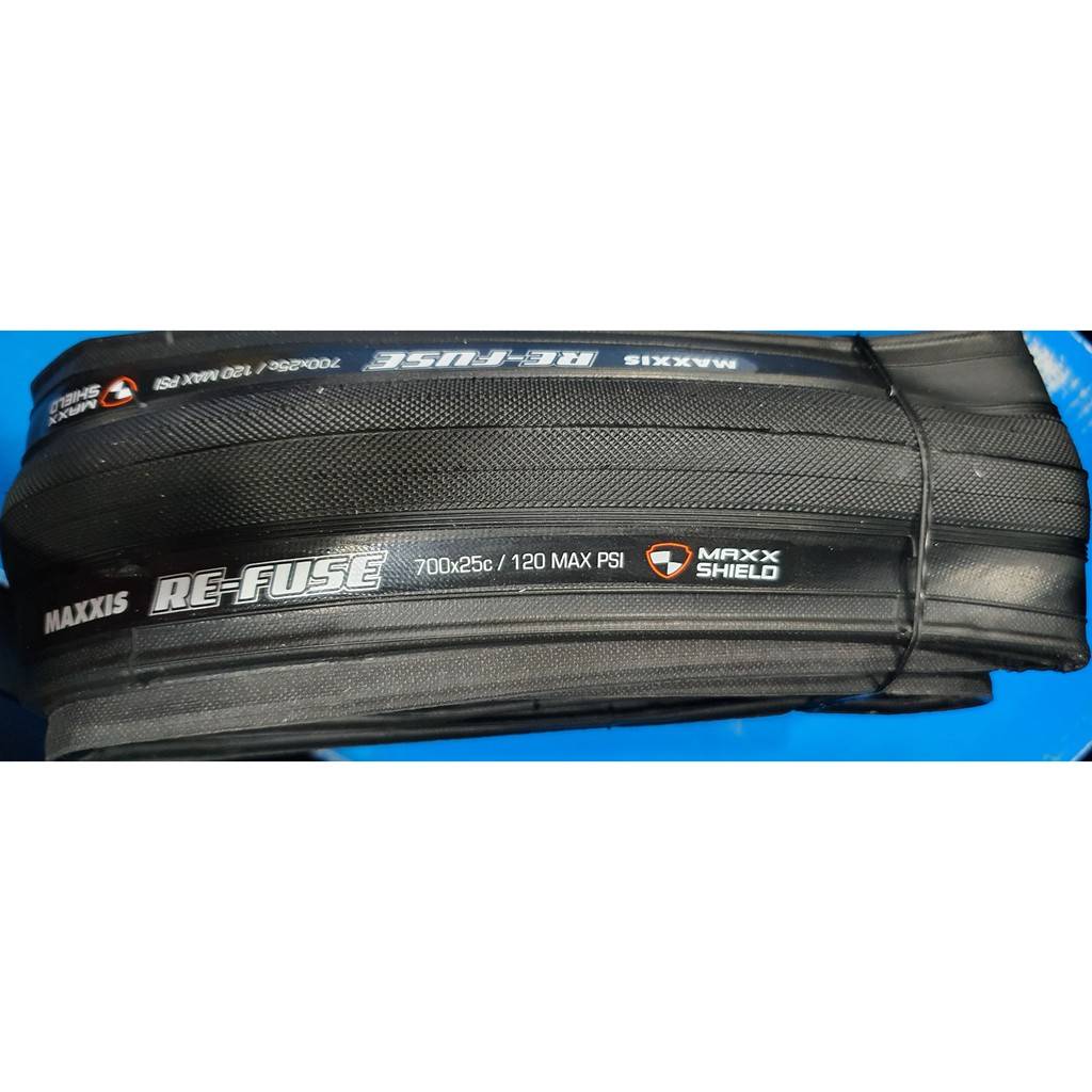 MAXXIS REFUSE 700*25c 60Tpi ROAD BIKE CLINCHER TIRE MADE IN TAIWAN