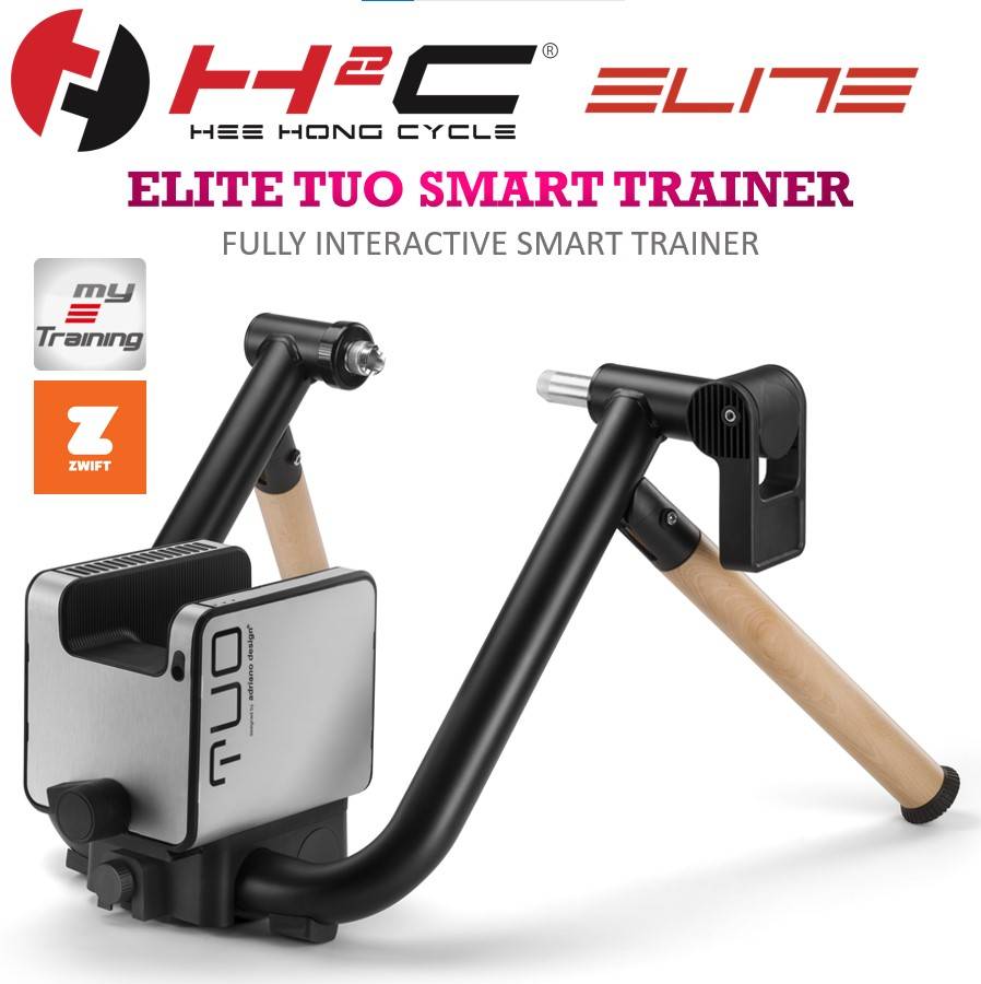 Home Trainer Elite Tuo Smart - Résistance électronique, Pliable, Neuf (boîte Ouverte) - Garantie 2 Ans