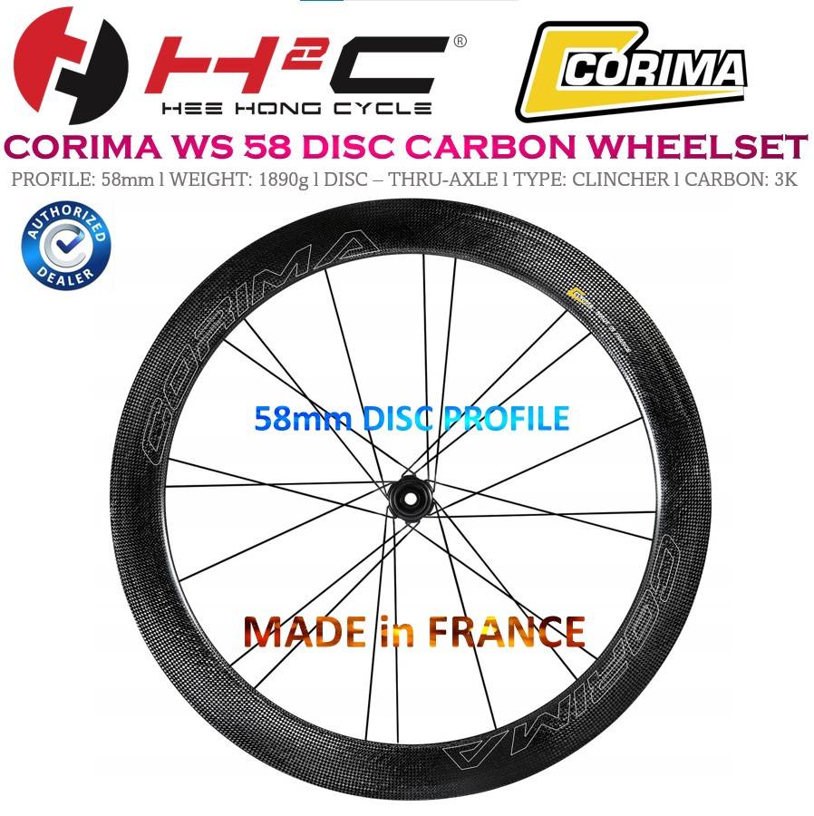Carbon Clincher Roue Profile Design 58 Corima Wheels Price 2025