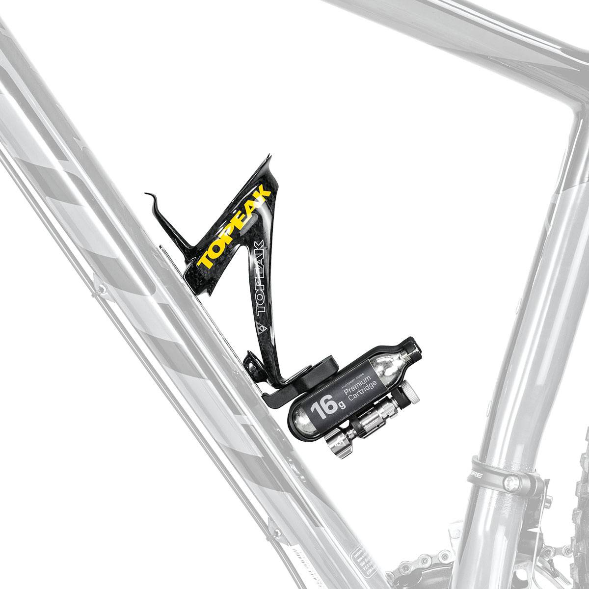 TOPEAK NINJA TNJCO2 CO2 HOLDER on Frame and Cage