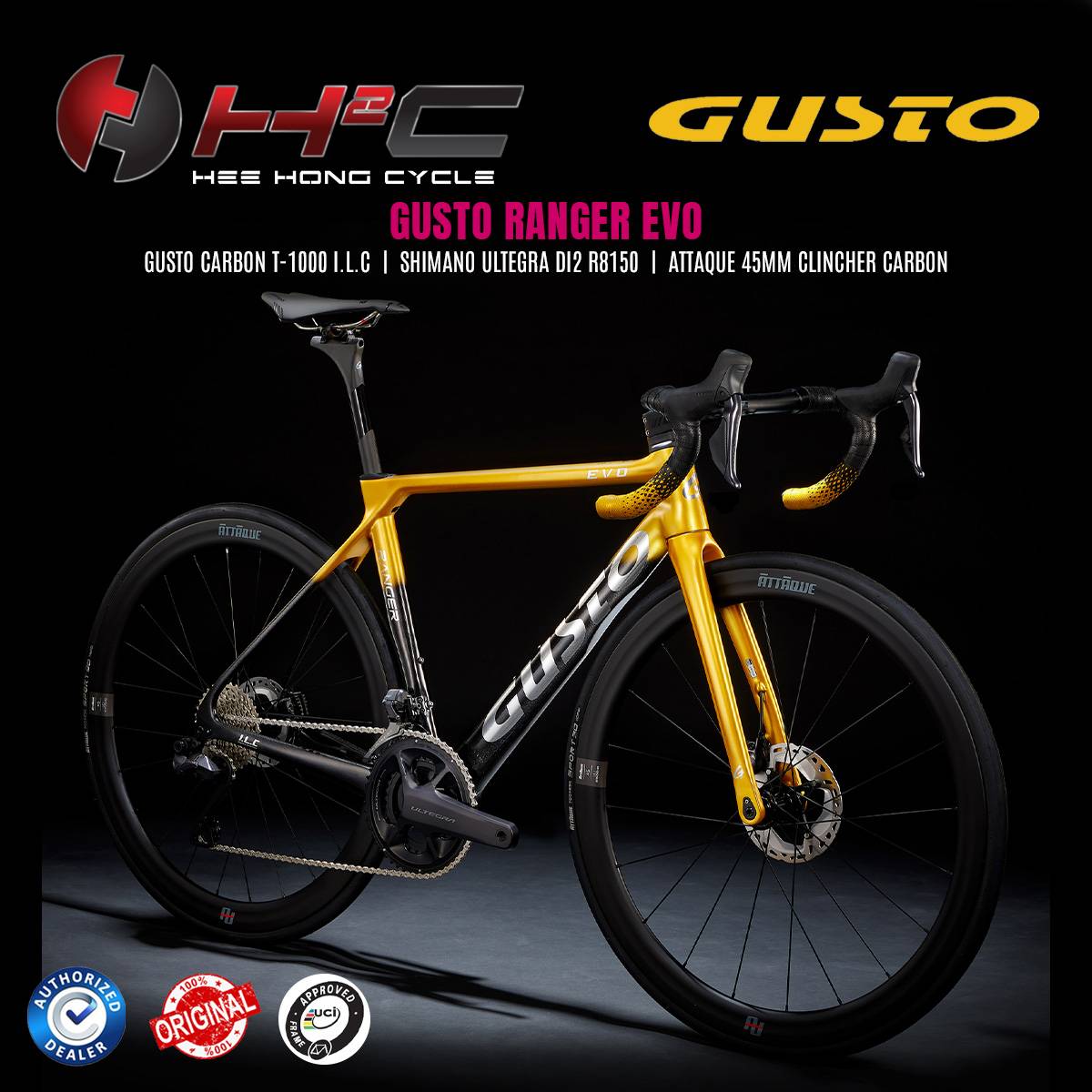 GUSTO RANGER 2023 EVO LEGEND DISC BRAKE R8170 SHIMANO ULTEGRA DI2 