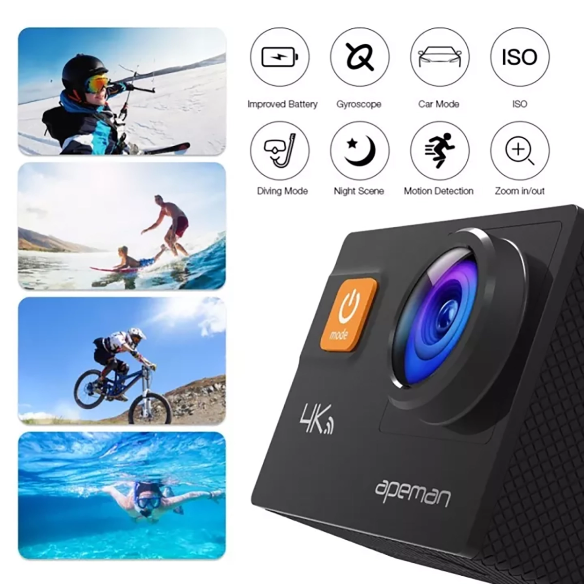 apeman action cam a80