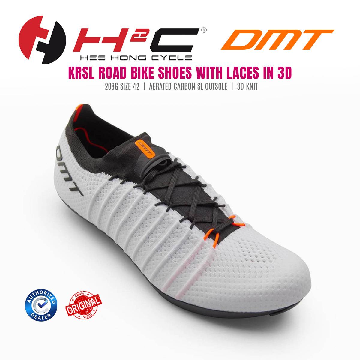 DMT KRSL 3D Knit Road Bike Clip Shoes