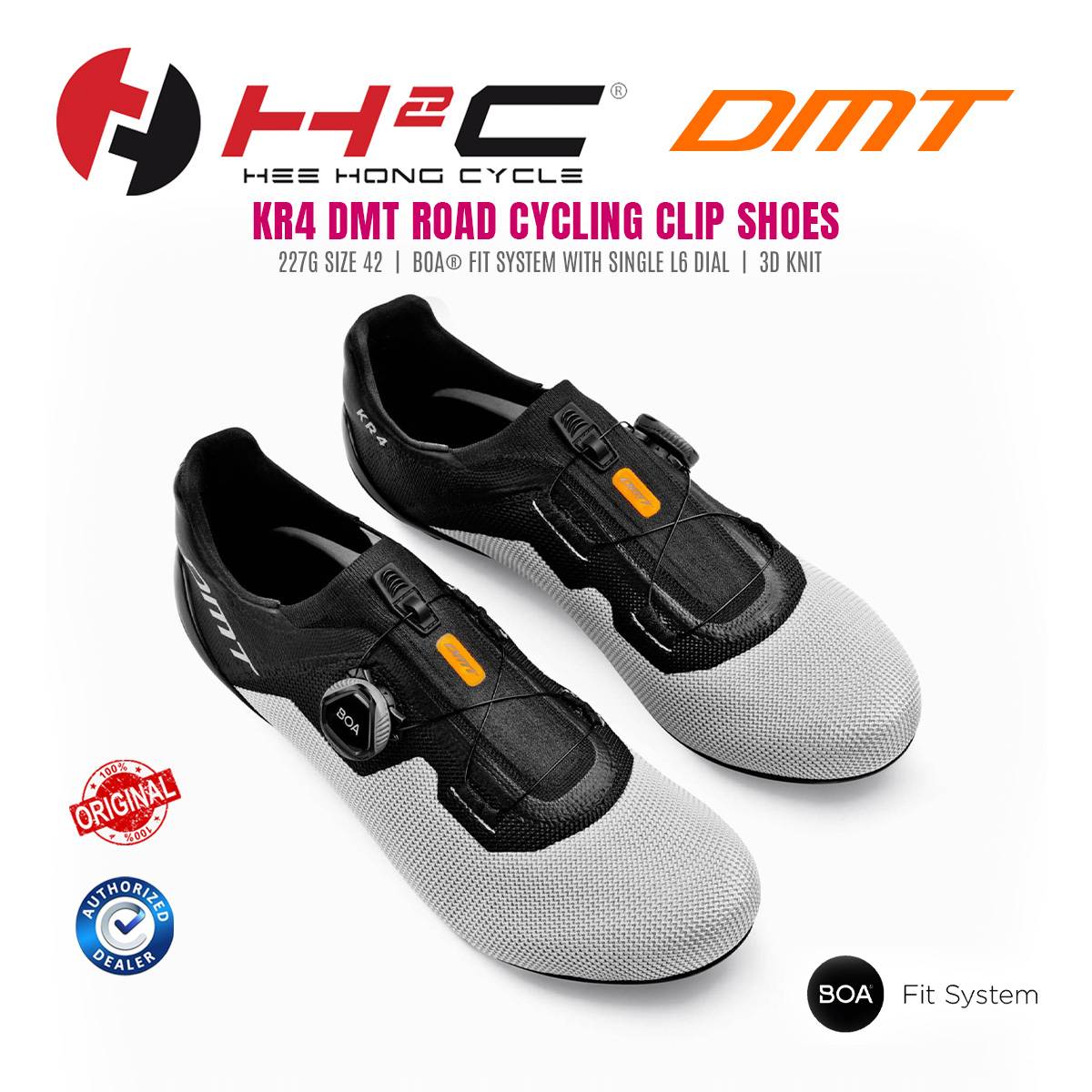DMT KR4 Road Cycling Clip Shoes | L6 BOA® Fit System