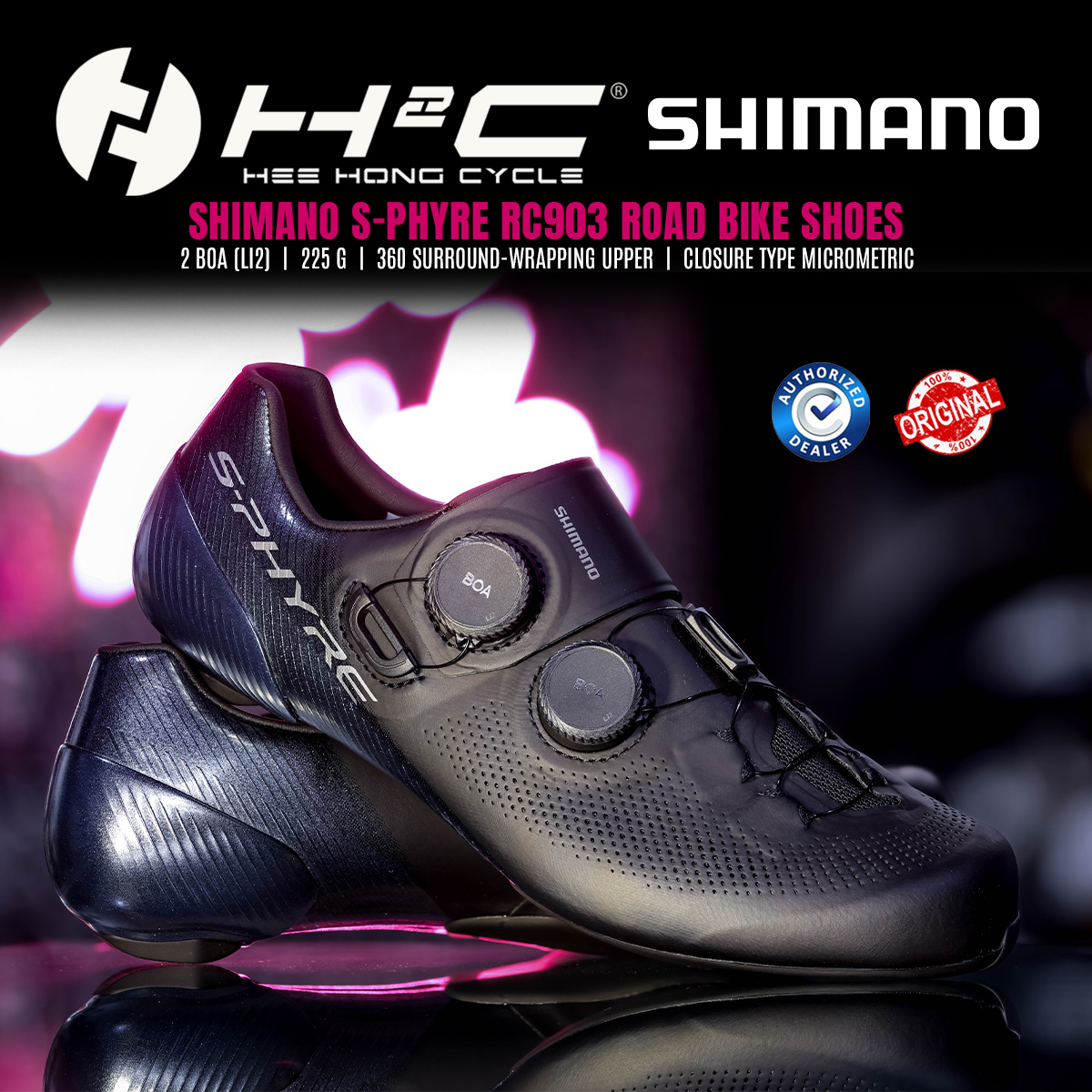 Shimano SPhyre RC903 Road Bike Cleats Shoes